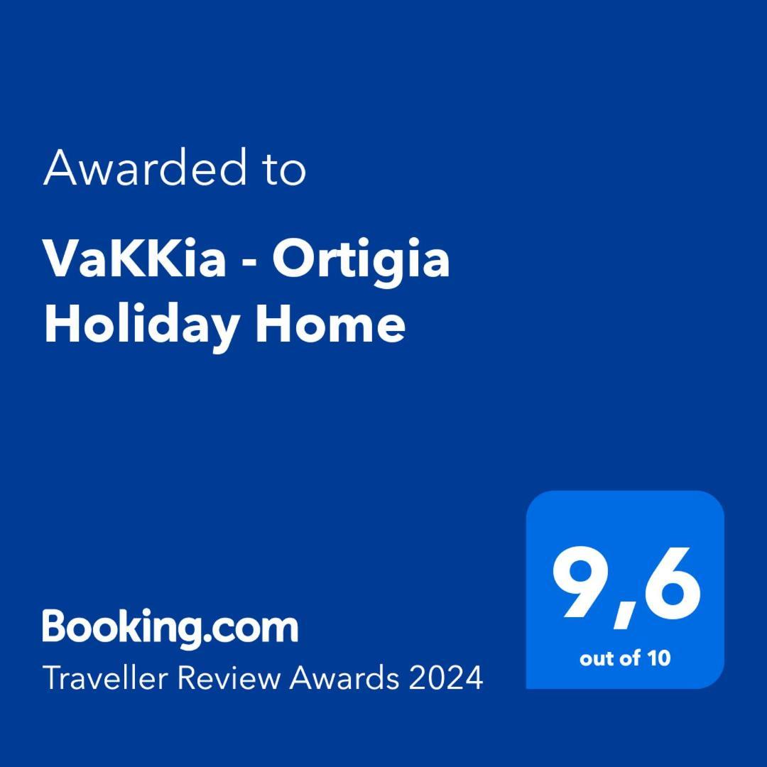 Vakkia - Ortigia Holiday Home Сиракузы Экстерьер фото